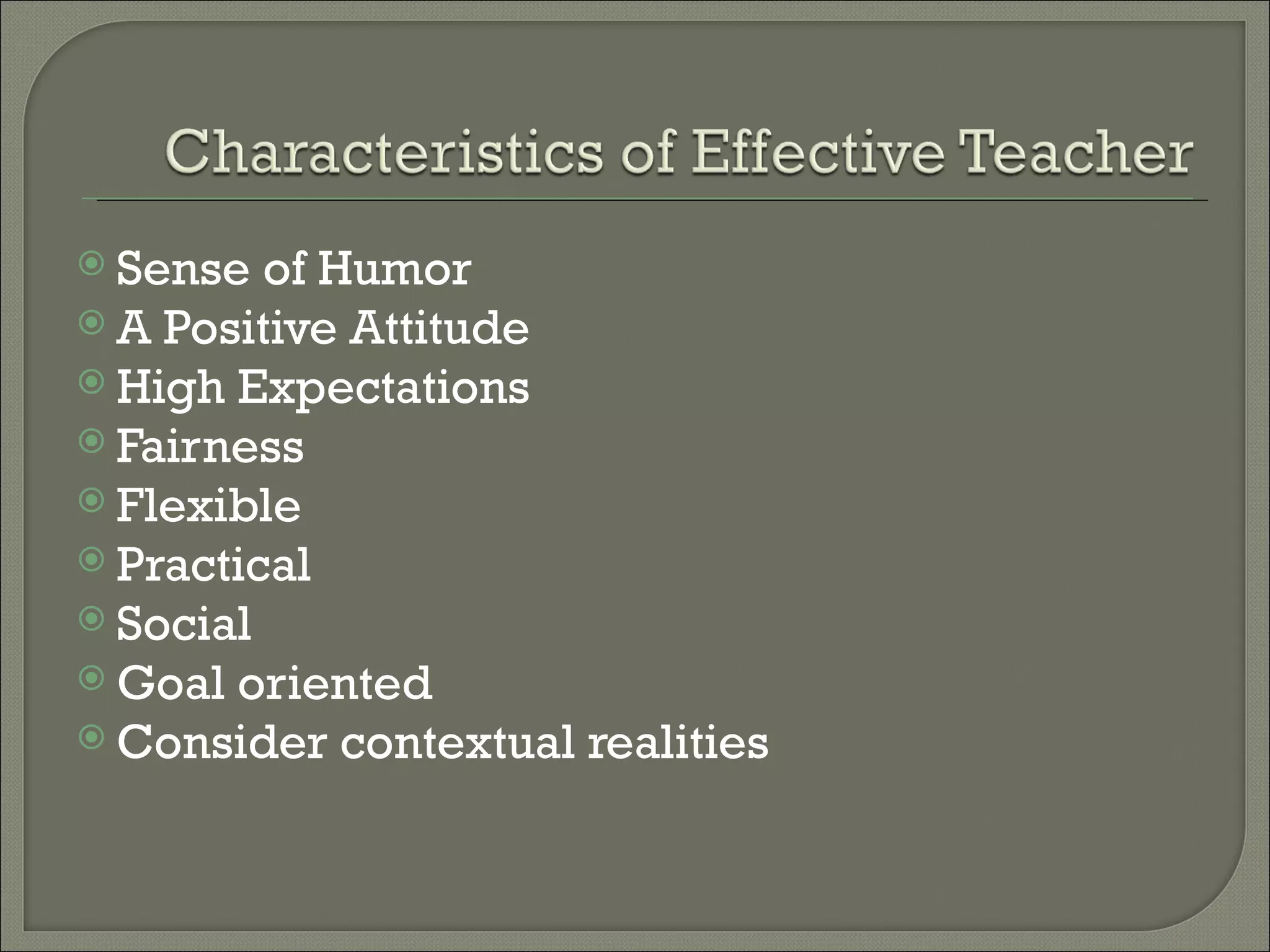 Presentation on effective teaching | PPT