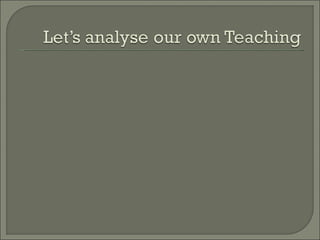 Presentation on effective teaching