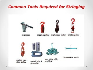 Common Tools Required for Stringing 
 