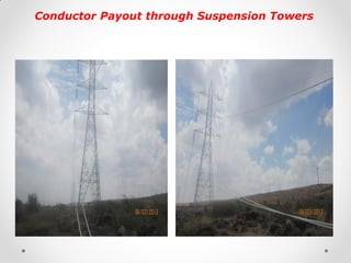 Conductor Payout through Suspension Towers 
 