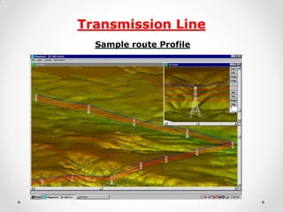 Transmission Line 
Sample route Profile  