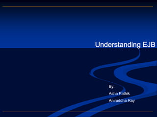 Understanding EJB




   By:
   Asha Pathik
   Aniruddha Ray
 