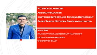 Bangladesh Rabbi Presentation on Emerging Technologies and Future Trends in Tourism ...