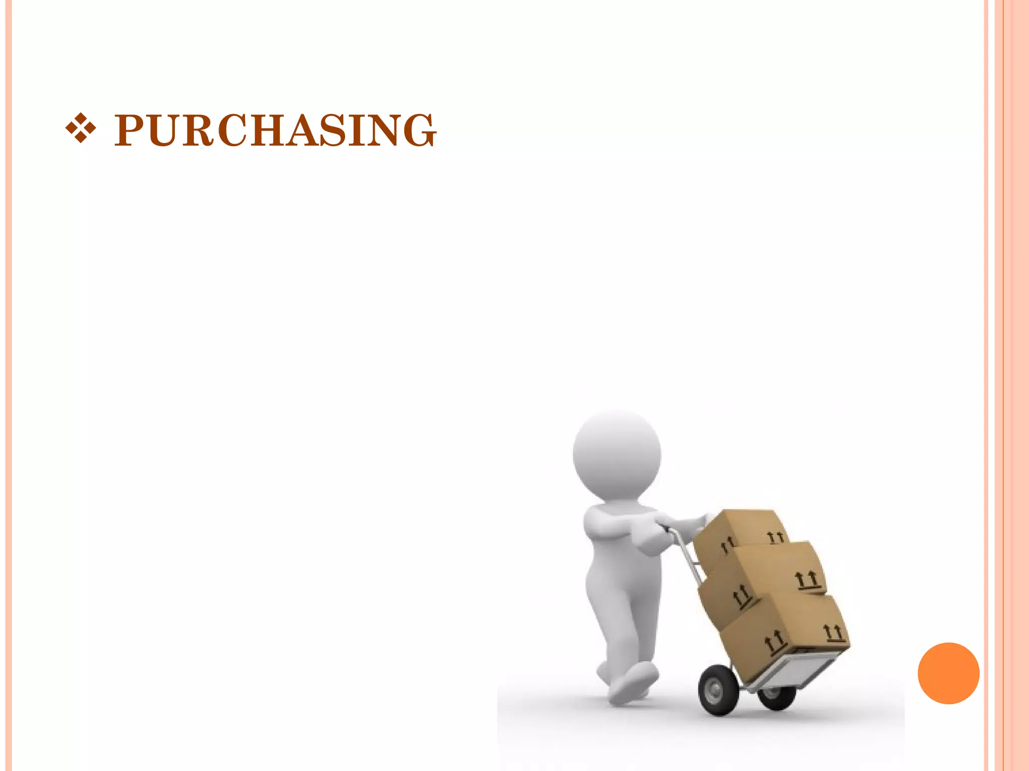  PURCHASING
 