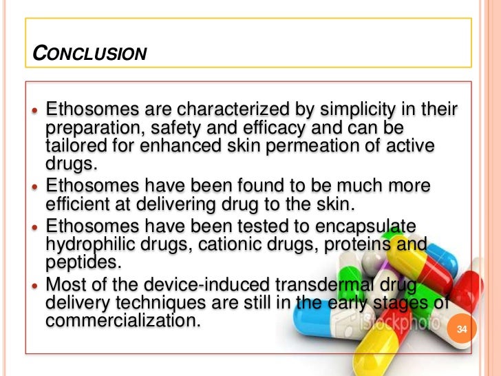ethosomal formulation as a carrier for transdermal delivery A drop of ethosomal formulation was diluted with these findings suggest that ethosomal carrier can be successfully am avachatdesign and development of ethosomal transdermal drug delivery system of valsartan with. ethosomal formulation as a carrier for transdermal delivery A drop of ethosomal formulation was diluted with these findings suggest that ethosomal carrier can be successfully am avachatdesign and development of ethosomal transdermal drug delivery system of valsartan with.
