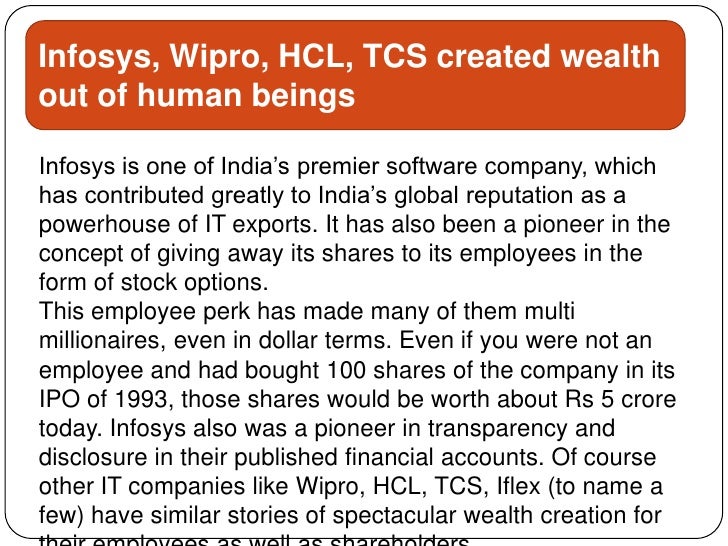 Tcs employee stock options