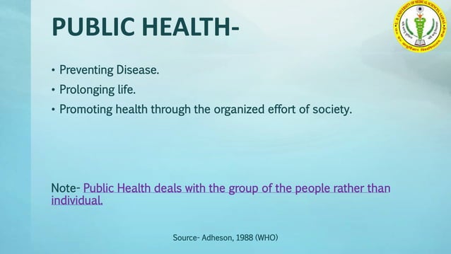 evolution of public health in india | PPTX