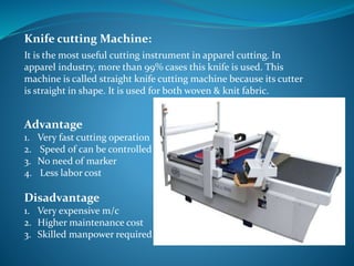Presentation on fabric cutting | PPTX