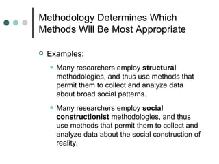 Many Methods Presentation on feminist methods of research | PPT