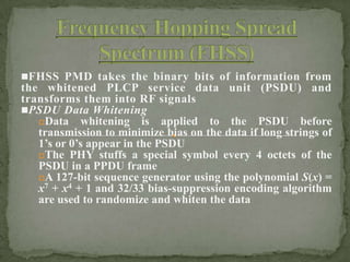 Presentation on fhss | PPTX