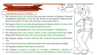 Why should
we terminate
work?
 