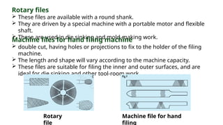 Roarty File Machine Comprehensive Guide to Files: Types, Parts, and Maintenance | PPTX