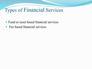 Presentation on financial services