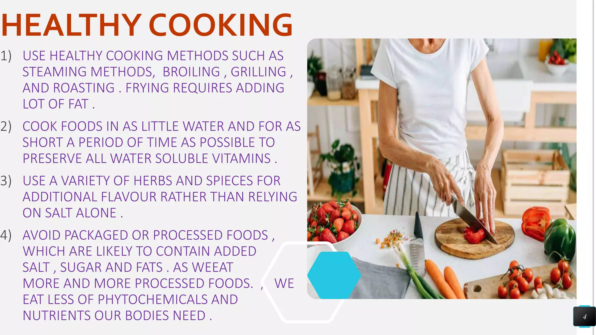 Presentation on food preparation | PPTX