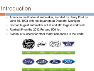 on ford motor company (pom)