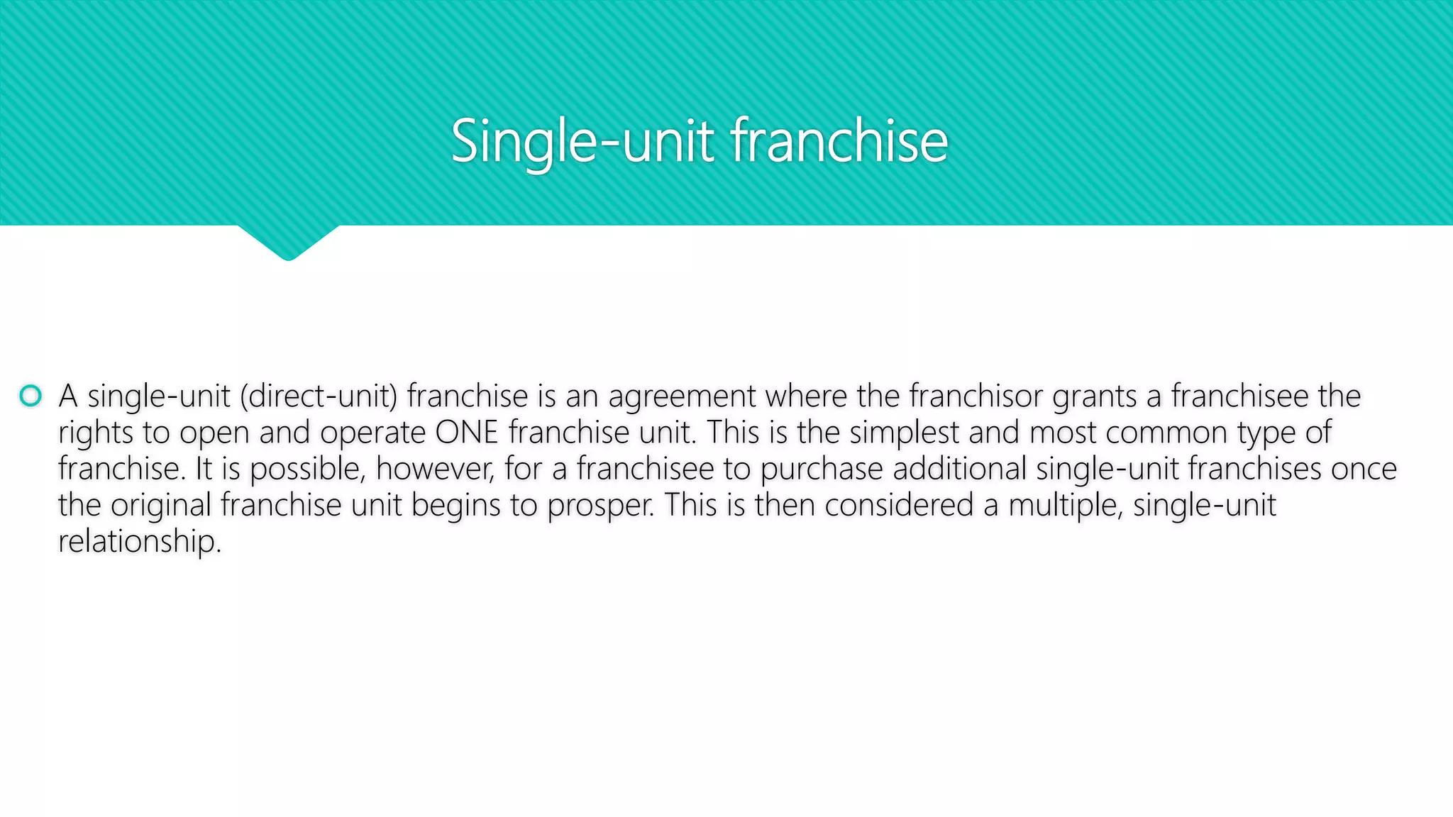 Presentation on franchise | PPTX