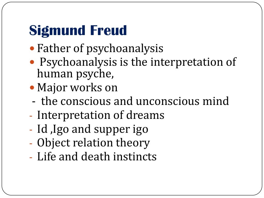 Presentation on freud and lacan