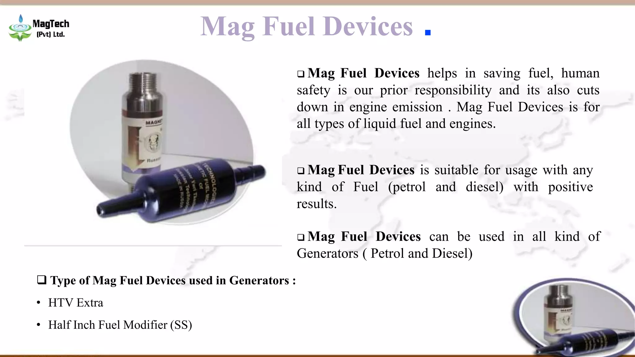 Presentation on Mag Fuel Device (Generators) | PPTX | Gasoline Prices ...