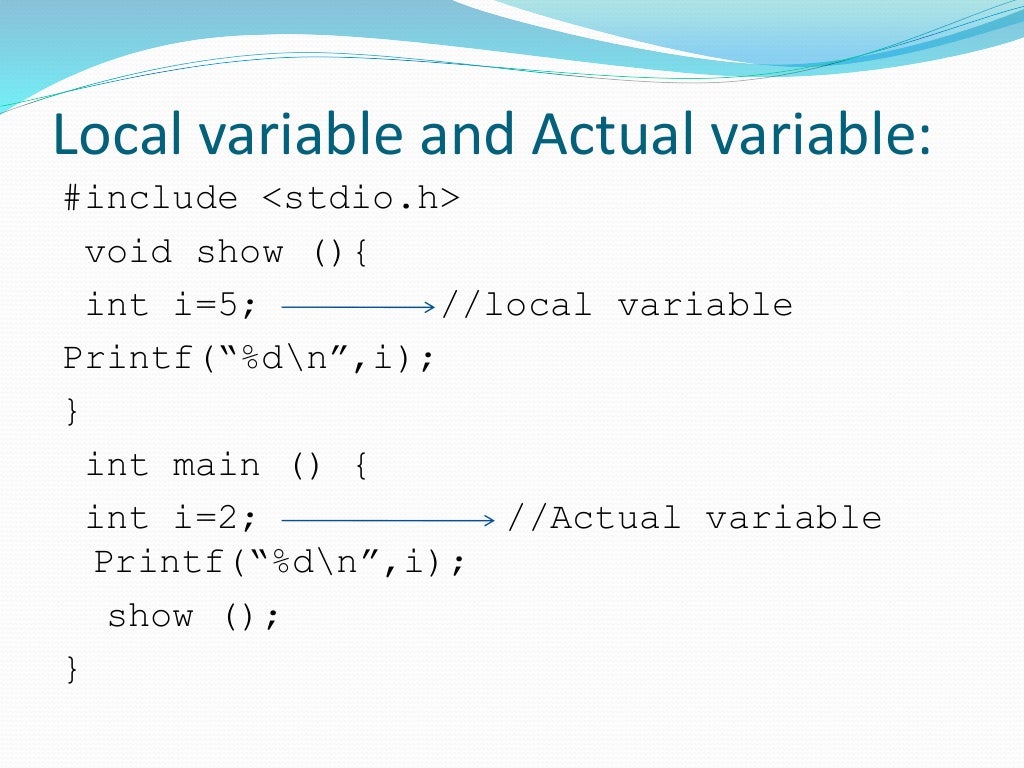 Presentation on function