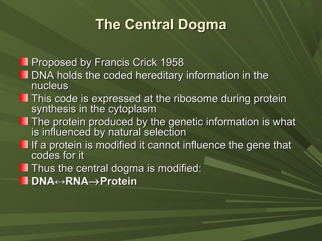 Presentation On Fundamental Genetics Ppt