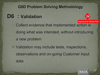 Presentation On G8D | PPT