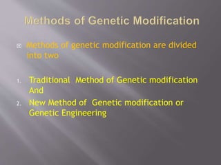 Presentation on genetic modification.pptx