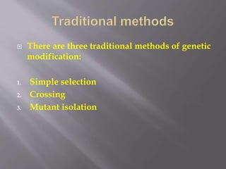 Presentation on genetic modification.pptx