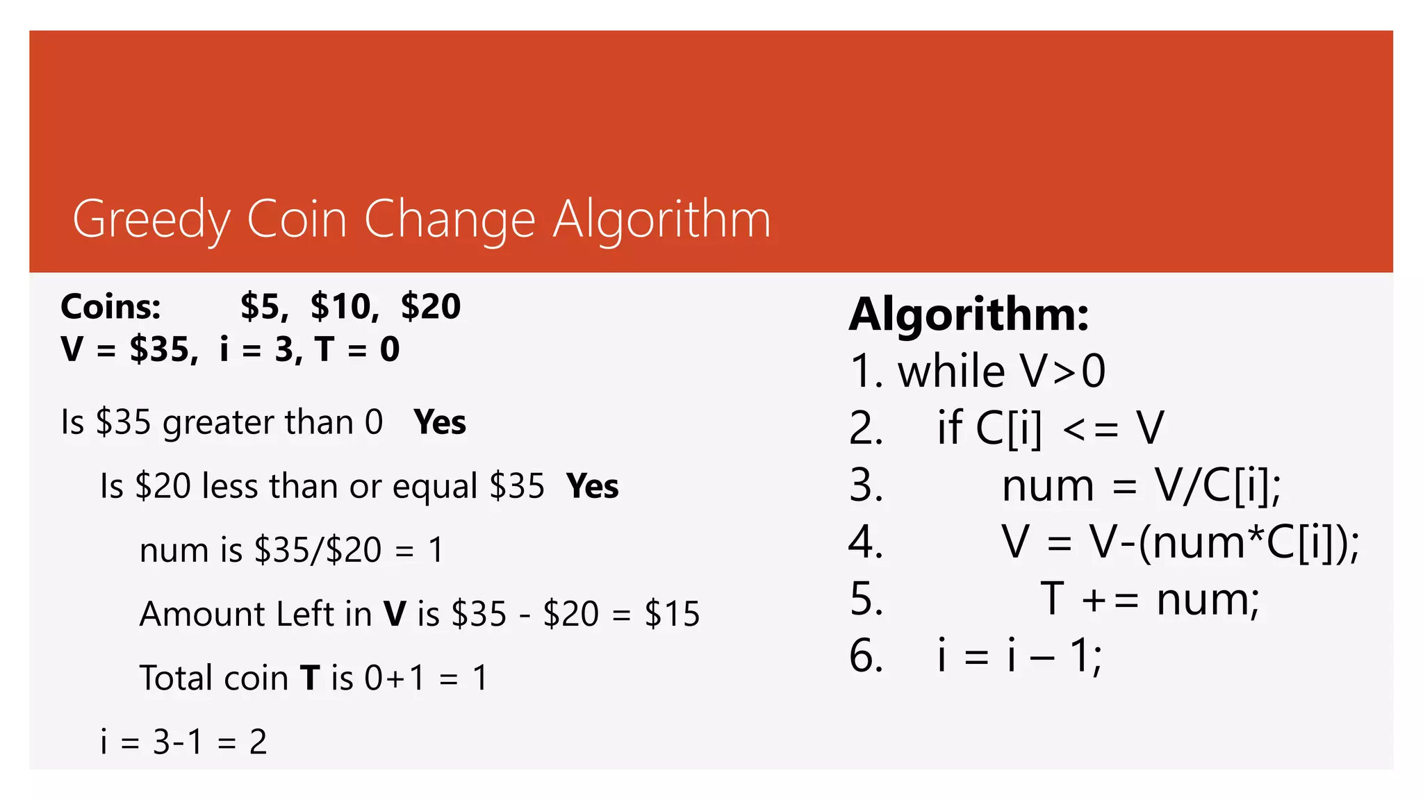 Presentation on Greedy Algorithm | PPT