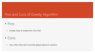 Presentation on Greedy Algorithm | PPT