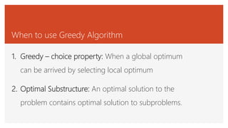 Presentation on Greedy Algorithm | PPT
