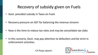 Presentation on gst impact and effect