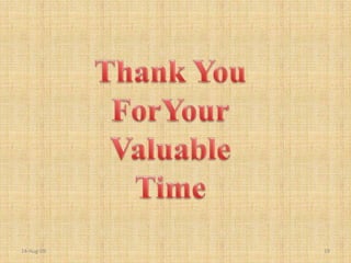 20-Nov-0819Thank You ForYourValuable Time 