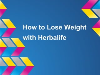 How to Lose Weight
with Herbalife
 