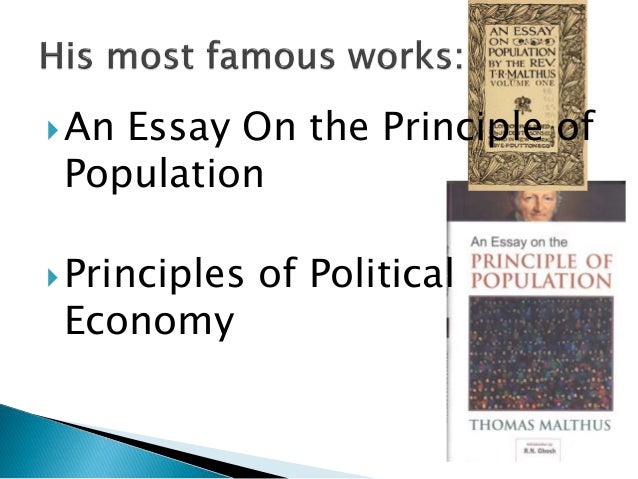 Essay on principle of population