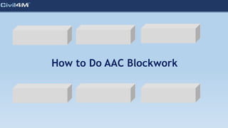 How to Do AAC Blockwork
 