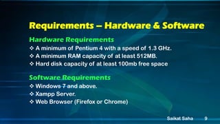 Presentation on House Rent Management System | PDF