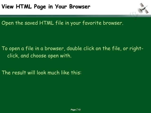 Presentation on html, css | PPT