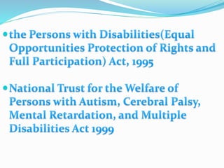 Presentation on human rights for disabled person | PPTX