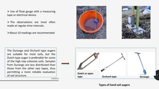 Presentation on hydraulic conductivity and drainable porosity | PPTX