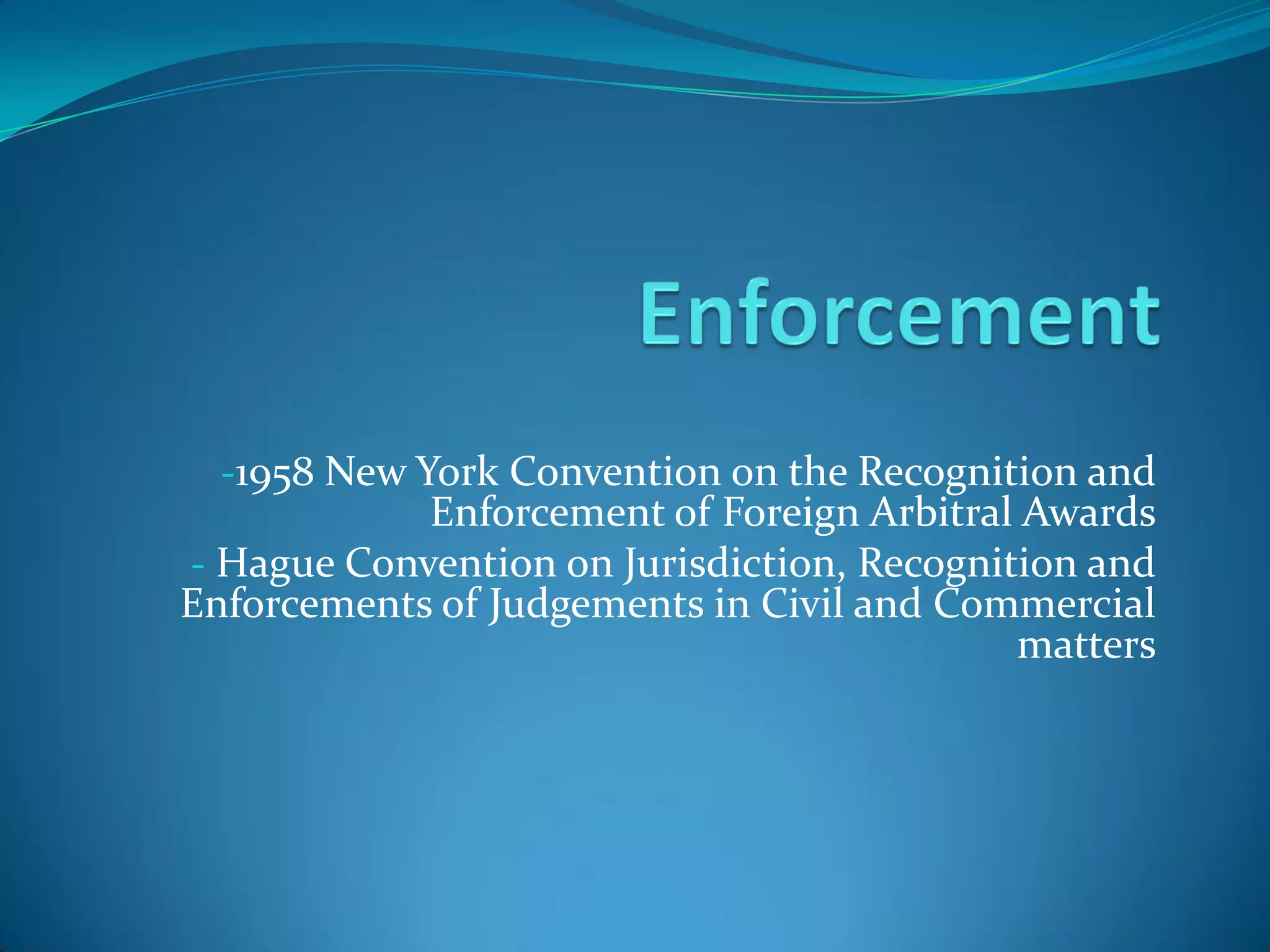 Presentation On Int.Com.Arbitration