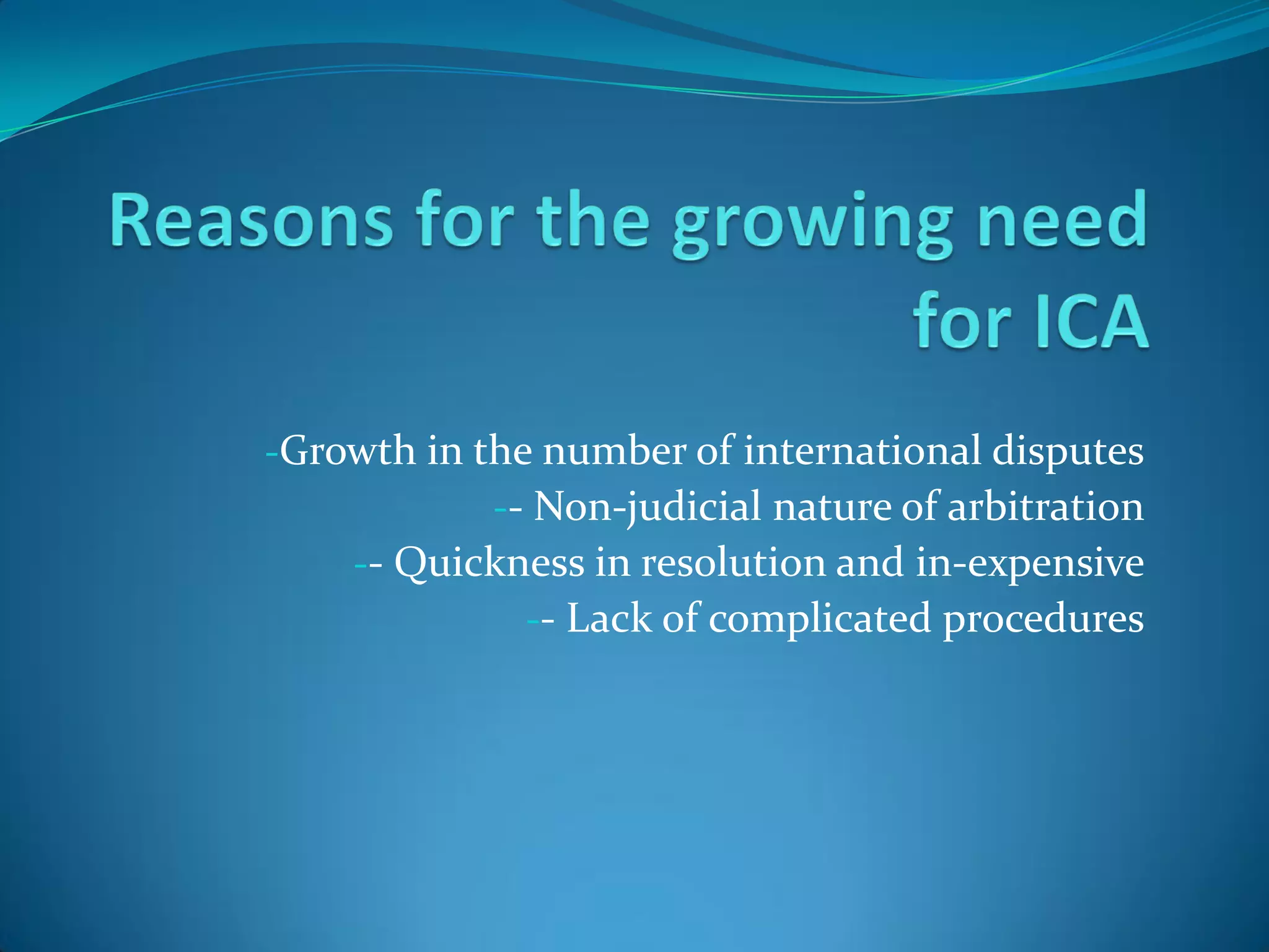 Presentation On Int.Com.Arbitration