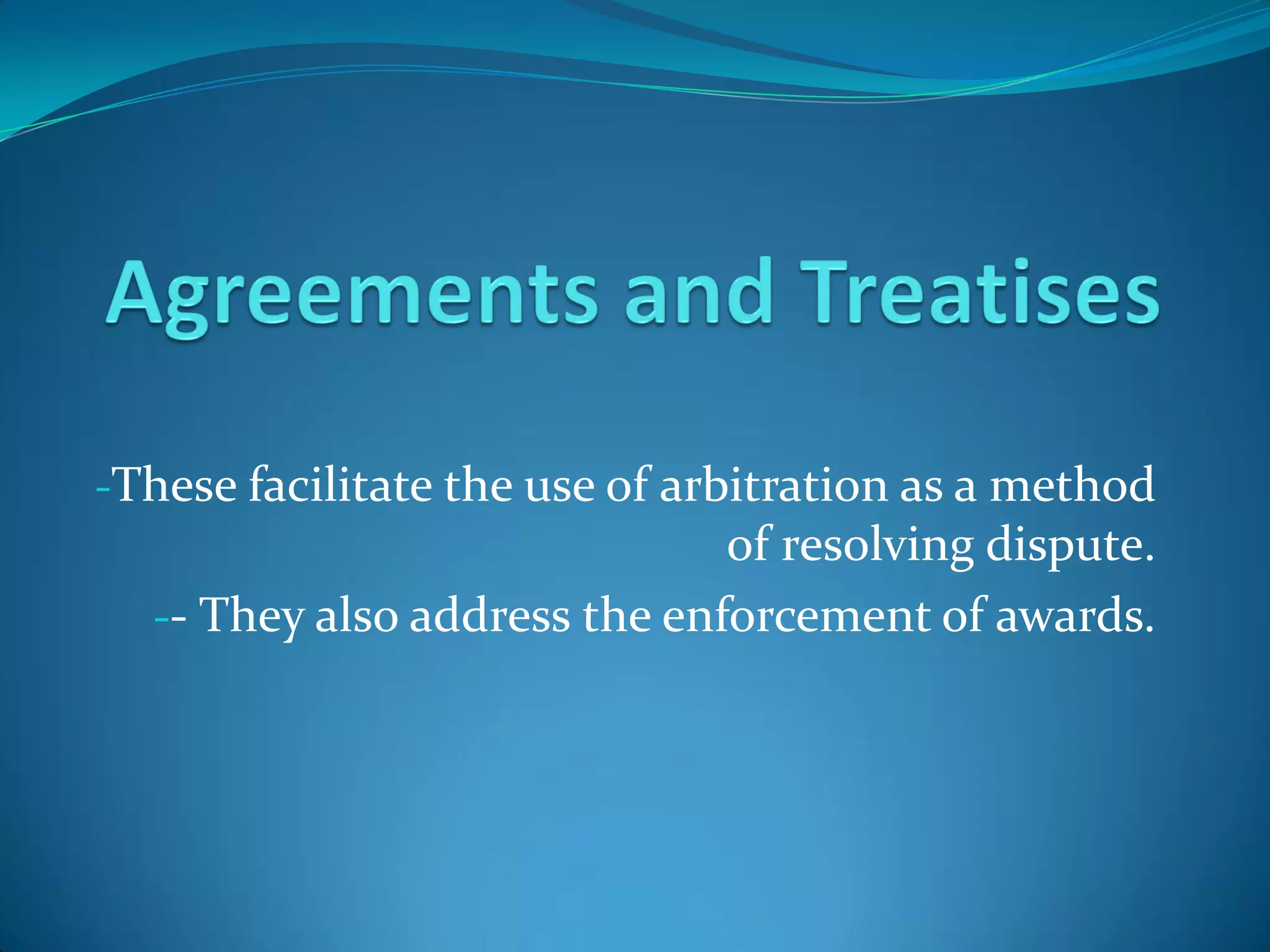 Presentation On Int.Com.Arbitration