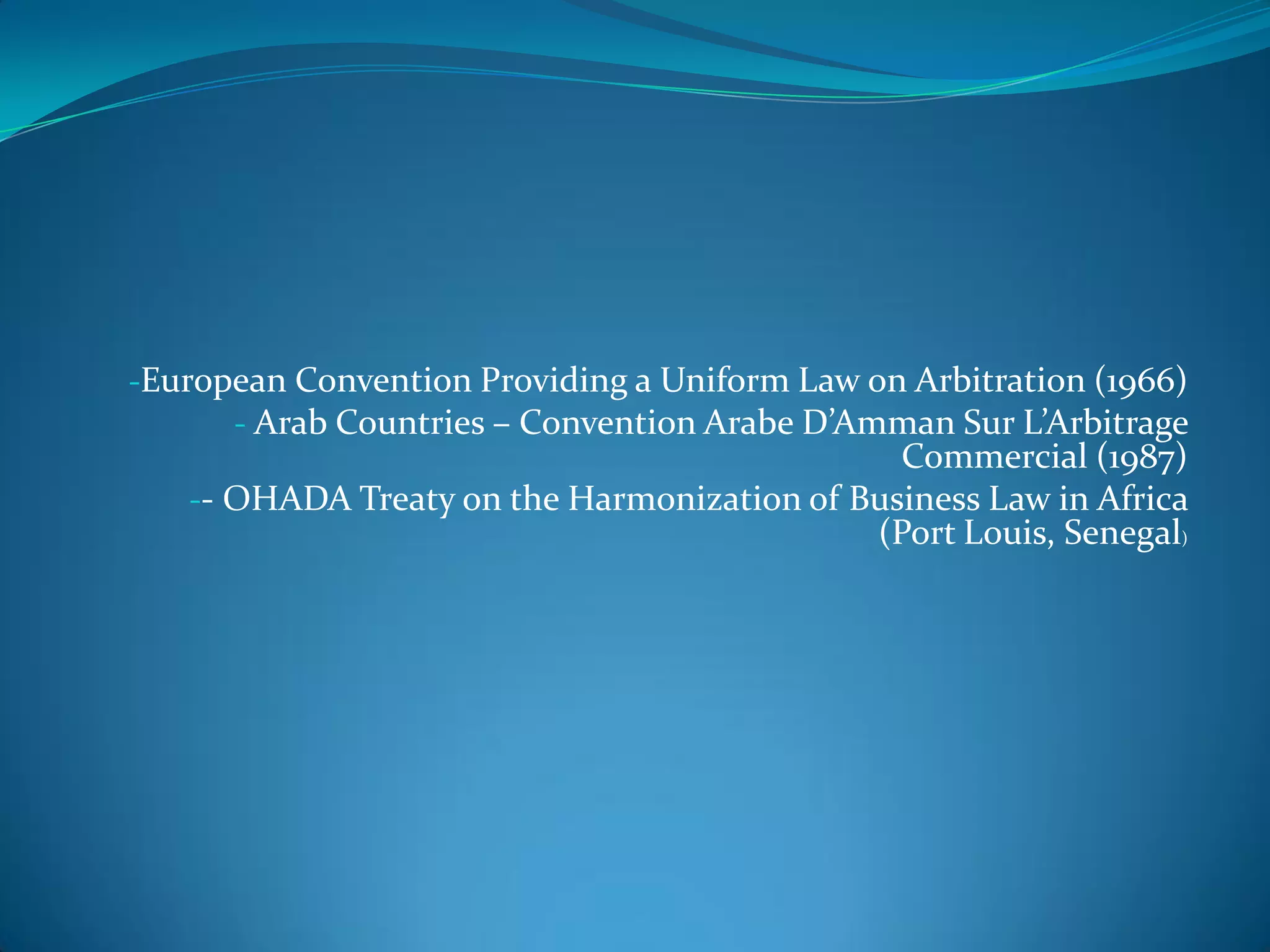 Presentation On Int.Com.Arbitration