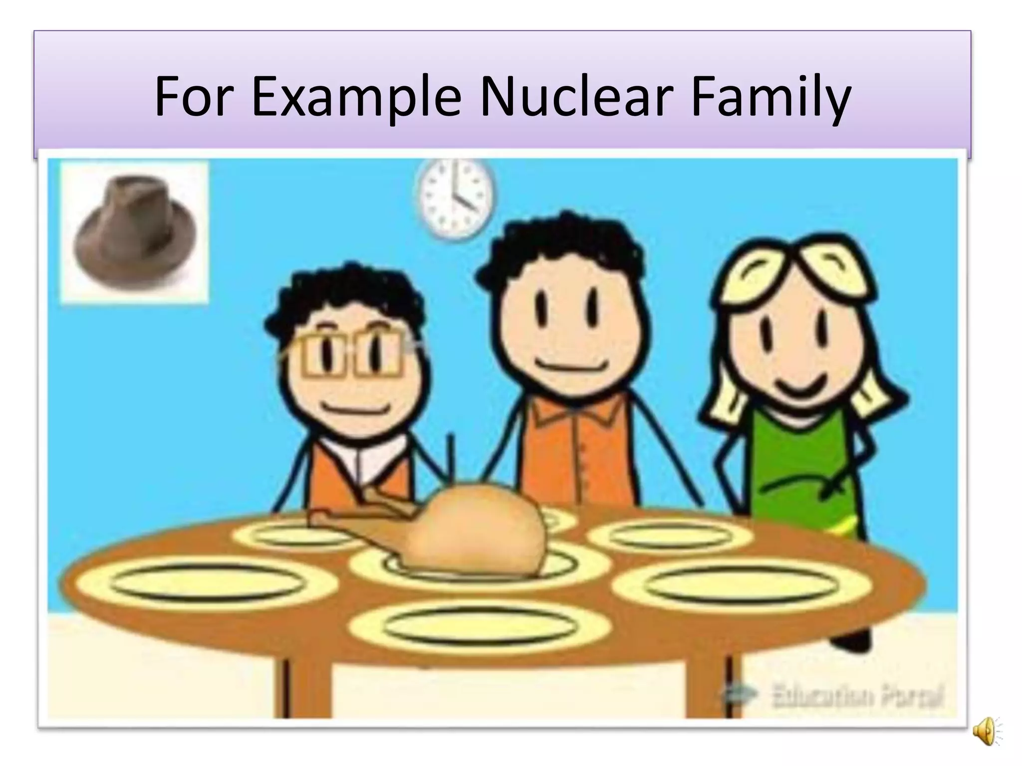For Example Nuclear Family