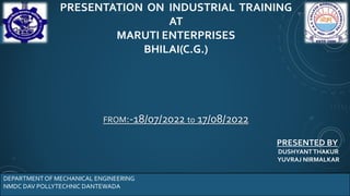 Presentation  on  industrial  training DY.pptx