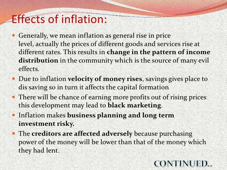 Presentation on inflation