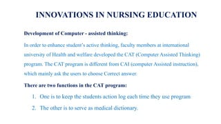 Student Nurses Innovation Project Examples Presentation ON INNOVATIONS IN NURSING.pptx