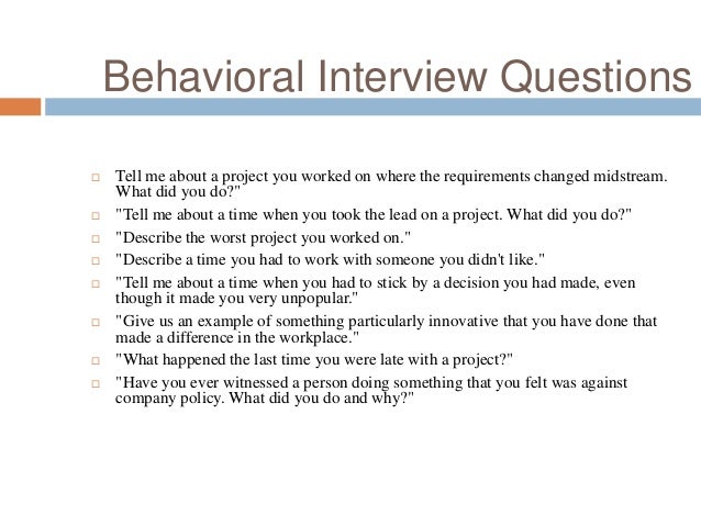 Presentation for a job interview image