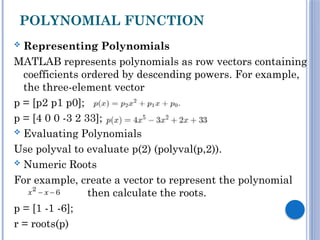 Presentation on Intro to Matlab [Autosaved].pptx
