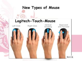New Types of Mouse


Logitech-Touch-Mouse
     Ring Mouse Slim Mouse
 